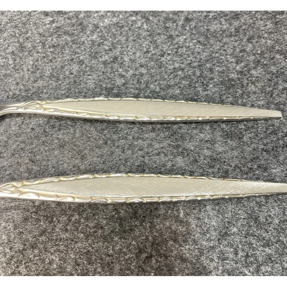 Set Of 2 Oneida VENETIA Solid Serving Spoons Tablespoon 8 5/8